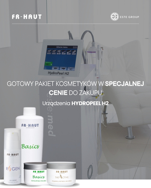 Pakiet kosmetyków Freihaut do zakupu urządzenia Hydropeel H2