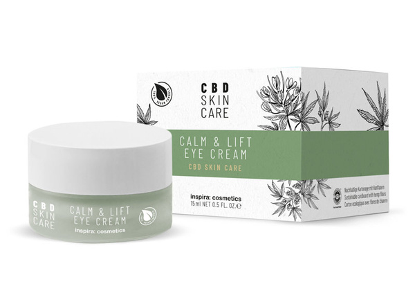 CALM & LIFT EYE CREAM 15 ml- łagodzący i liftujący krem na okolicę oczu z CBD