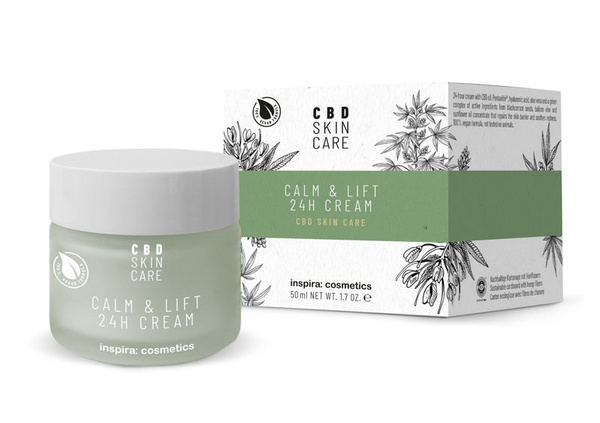 CALM & LIFT 24H CREAM 50 ml- łagodzący i liftujący krem dzień i noc z CBD