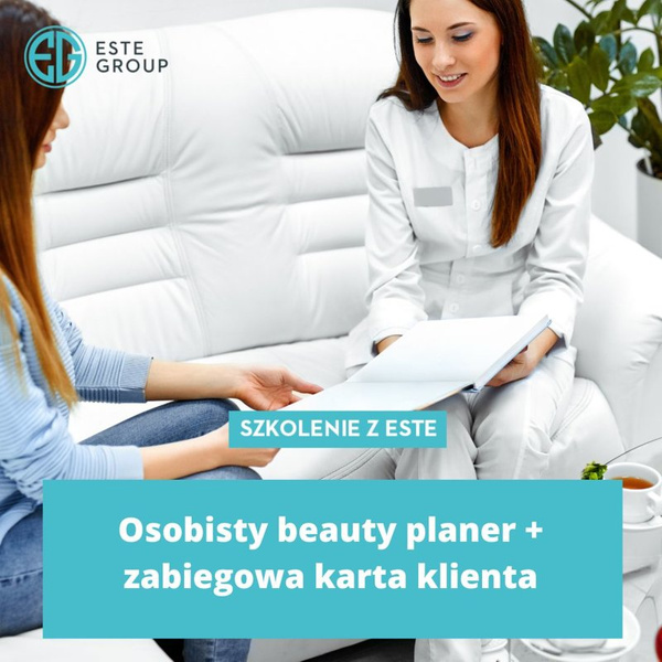 PAKIET 2w1: Osobisty beauty planer + zabiegowa karta klienta