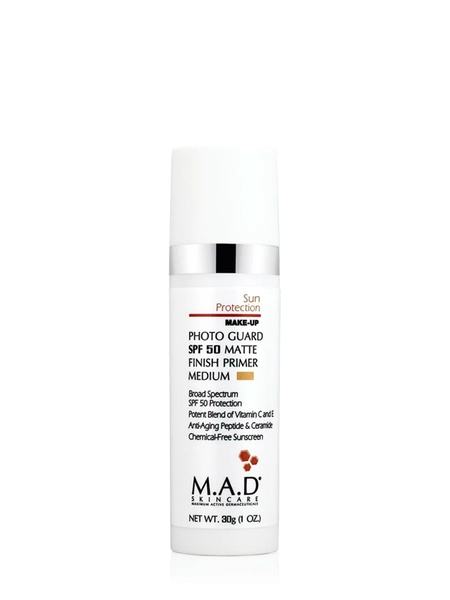 PHOTO GUARD SPF 50 SELF ADJUSTING FOUNDATION PRIMER MEDIUM- FILTR + PODKŁAD 30 ML – wygładzająca baza z filtrem przeciwsłonecznym