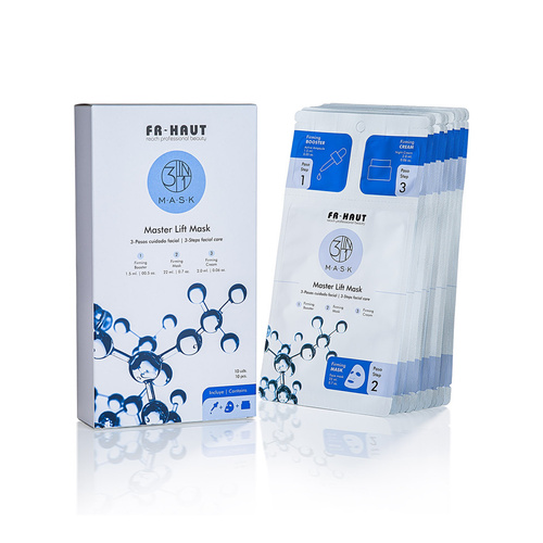 Master Lift Mask 3w1 - Profesjonalna kuracja liftingująco-regenerująca 10 szt
