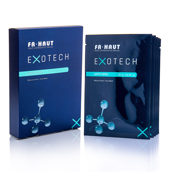 Exotech White Mask - maski w płacie 5 szt