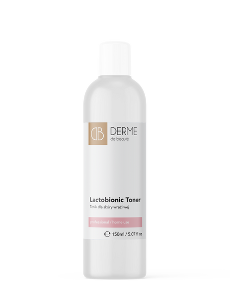 Tonik Laktobionowy- tonik dla skóry wrażliwej, naczyniowej 150 ml