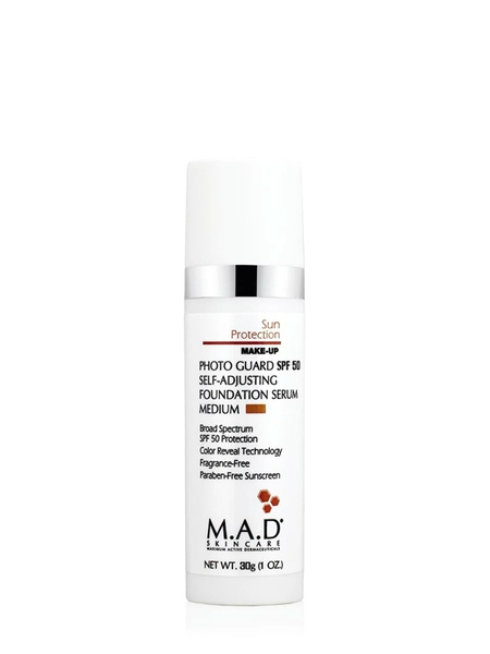 PHOTO GUARD SPF 50 SELF ADJUSTING FOUNDATION SERUM MEDIUM- FILTR + PODKŁAD 30 ML – serum z podkładem i filtrem przeciwsłonecznym